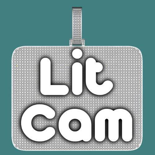 CUSTOM LETTER NECKLACE 3D BIG SQUARE