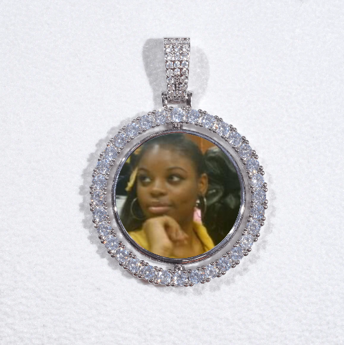 3D Spinning 2-Faced Custom Picture Pendant