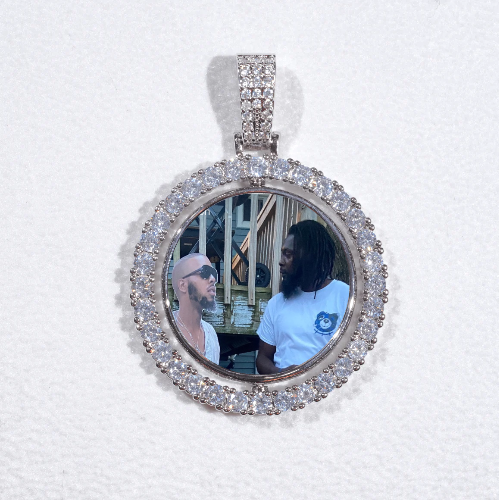 3D Spinning 2-Faced Custom Picture Pendant