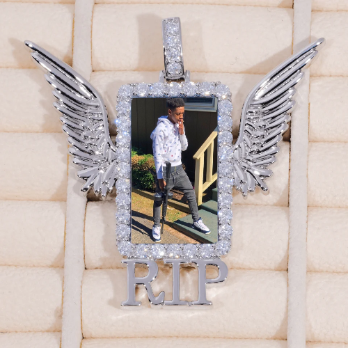 RIP WING 3D CUSTOM PICTURE PENDANT