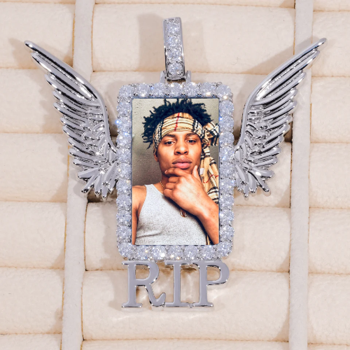 RIP WING 3D CUSTOM PICTURE PENDANT