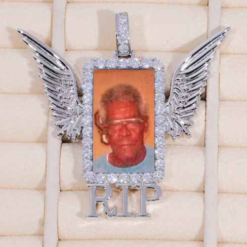 RIP WING 3D CUSTOM PICTURE PENDANT
