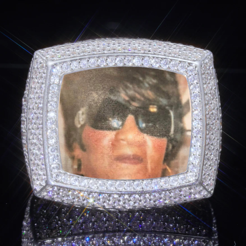 3D CUSTOM PICTURE ICED RING