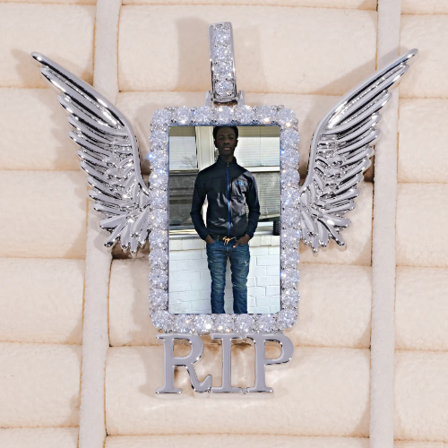 RIP WING 3D CUSTOM PICTURE PENDANT