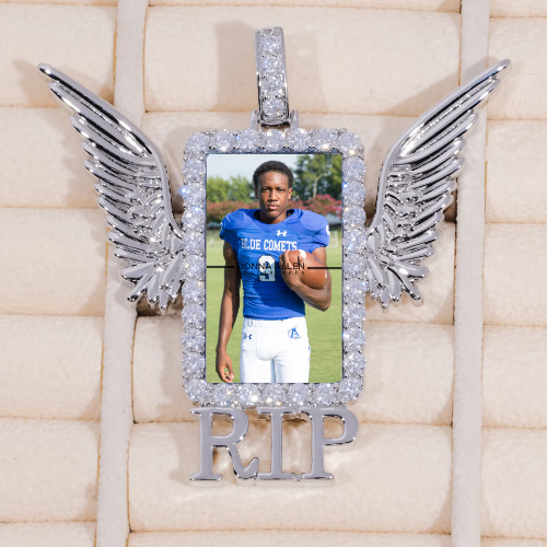RIP WING 3D CUSTOM PICTURE PENDANT
