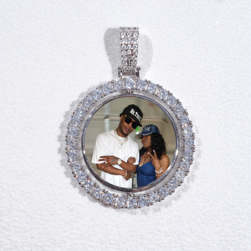3D Spinning 2-Faced Custom Picture Pendant
