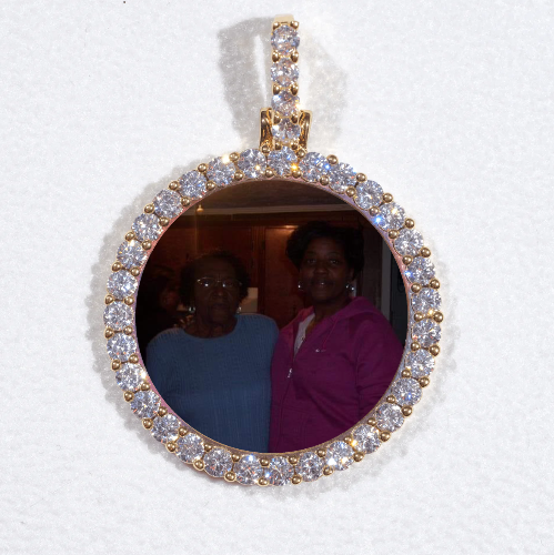 3D CIRCLE CUSTOM PICTURE PENDANT SMALL SIZE
