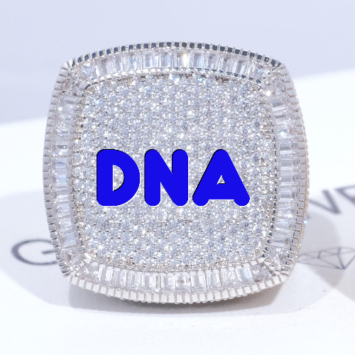 CUSTOM LETTER 3D ICED RING