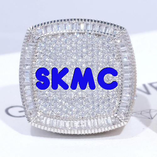 CUSTOM LETTER 3D ICED RING