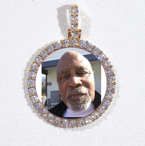 3D CIRCLE CUSTOM PICTURE PENDANT SMALL SIZE