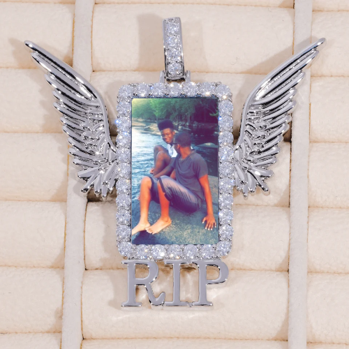 RIP WING 3D CUSTOM PICTURE PENDANT