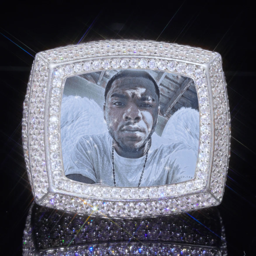 3D CUSTOM PICTURE ICED RING