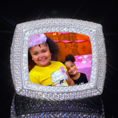 3D CUSTOM PICTURE ICED RING