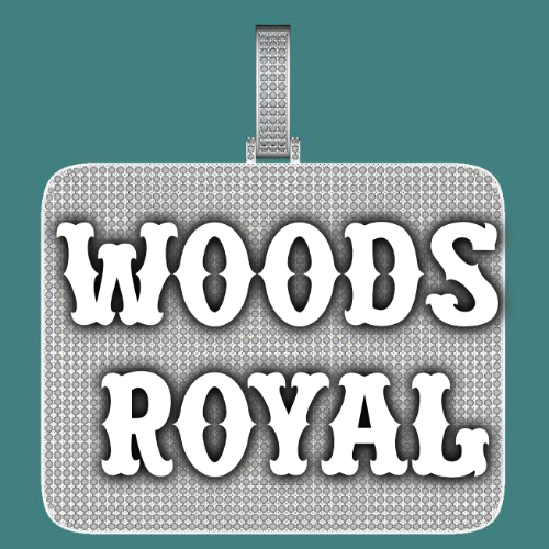 CUSTOM LETTER NECKLACE 3D BIG SQUARE