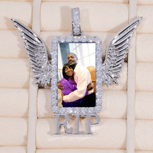 RIP WING 3D CUSTOM PICTURE PENDANT