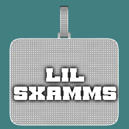 CUSTOM LETTER NECKLACE 3D BIG SQUARE