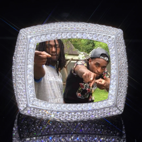 3D CUSTOM PICTURE ICED RING