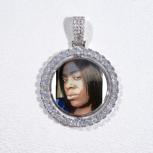 3D Spinning 2-Faced Custom Picture Pendant