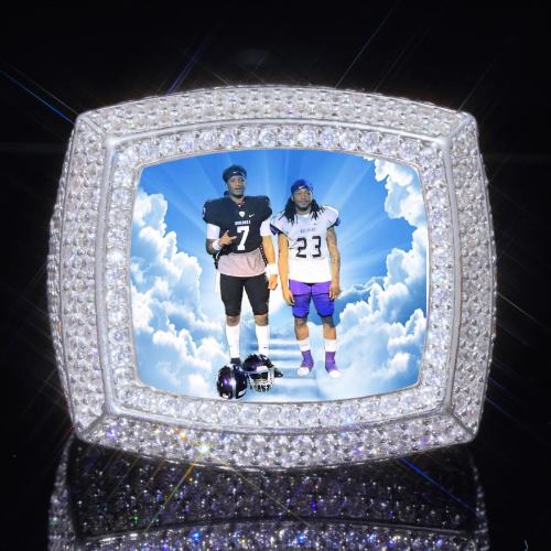 3D CUSTOM PICTURE ICED RING