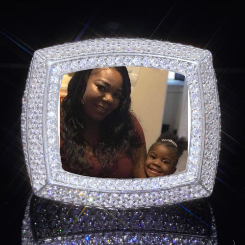 3D CUSTOM PICTURE ICED RING