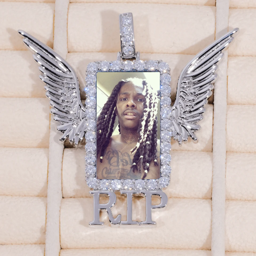 RIP WING 3D CUSTOM PICTURE PENDANT