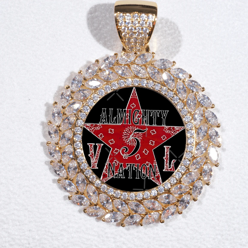 Large 3D Wheat Ear Custom Picture Pendant
