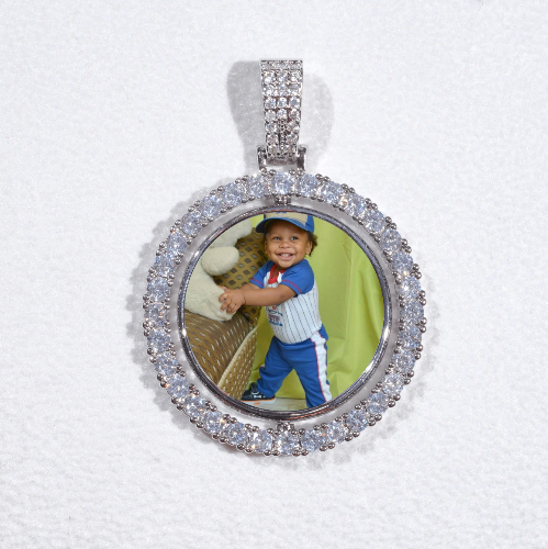 3D Spinning 2-Faced Custom Picture Pendant