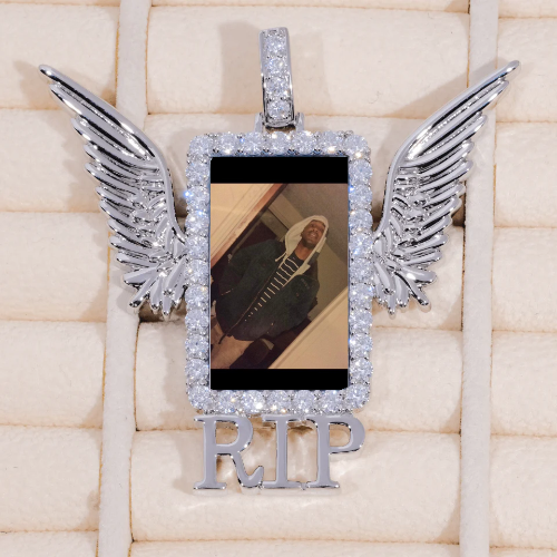 RIP WING 3D CUSTOM PICTURE PENDANT