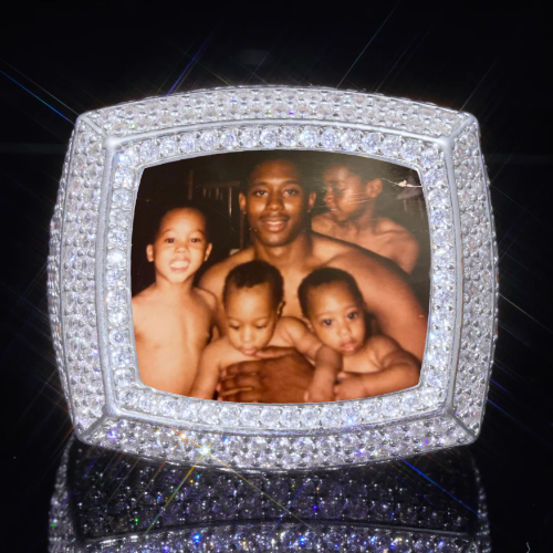 3D CUSTOM PICTURE ICED RING