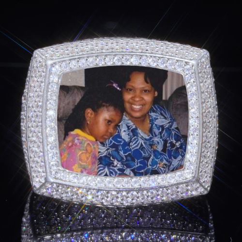 3D CUSTOM PICTURE ICED RING