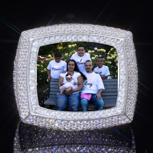 3D CUSTOM PICTURE ICED RING