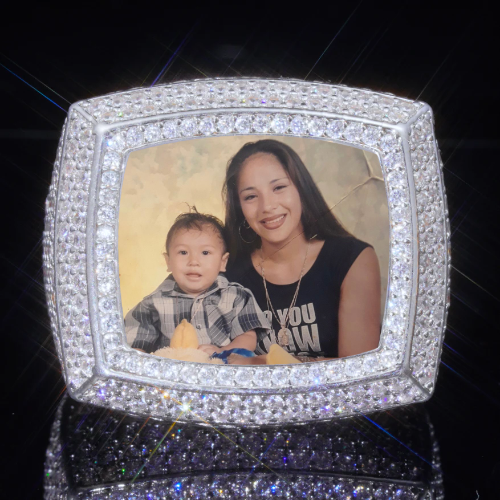 3D CUSTOM PICTURE ICED RING