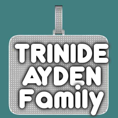 CUSTOM LETTER NECKLACE 3D BIG SQUARE