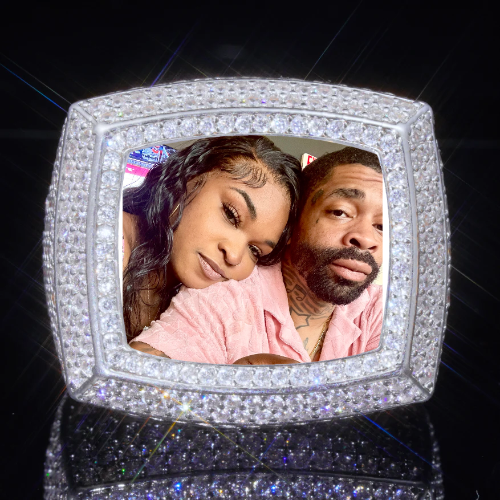 3D CUSTOM PICTURE ICED RING