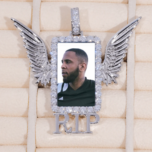 RIP WING 3D CUSTOM PICTURE PENDANT