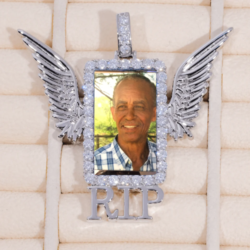 RIP WING 3D CUSTOM PICTURE PENDANT
