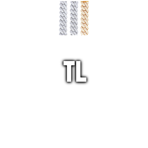 Custom Letters Baguette Two Layer Necklace