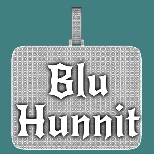 CUSTOM LETTER NECKLACE 3D BIG SQUARE