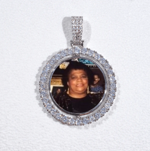 3D Spinning 2-Faced Custom Picture Pendant