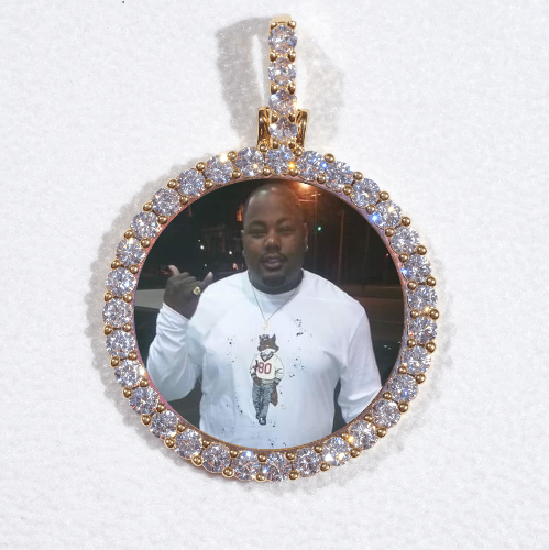 3D CIRCLE CUSTOM PICTURE PENDANT SMALL SIZE