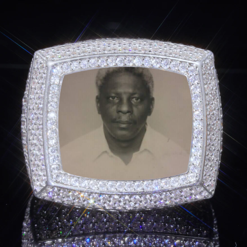 3D CUSTOM PICTURE ICED RING