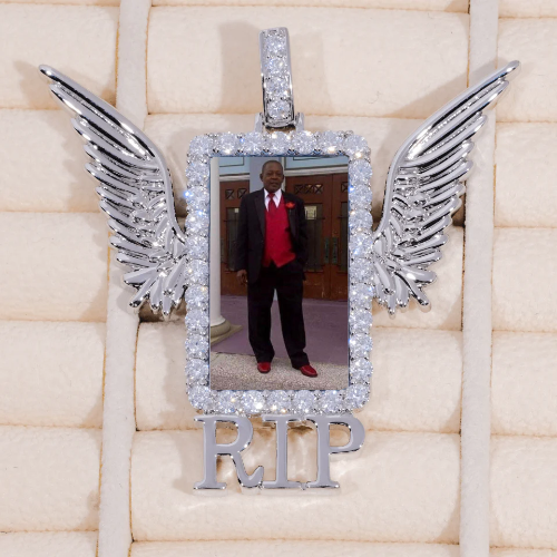 RIP WING 3D CUSTOM PICTURE PENDANT
