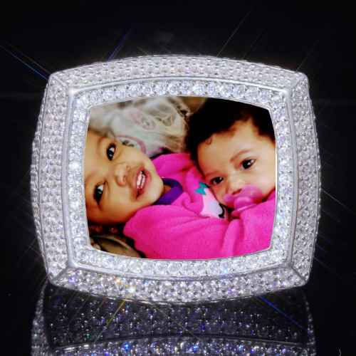 3D CUSTOM PICTURE ICED RING