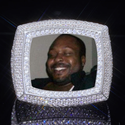 3D CUSTOM PICTURE ICED RING