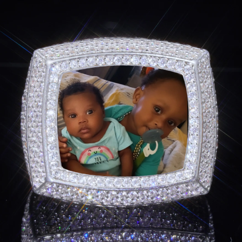 3D CUSTOM PICTURE ICED RING