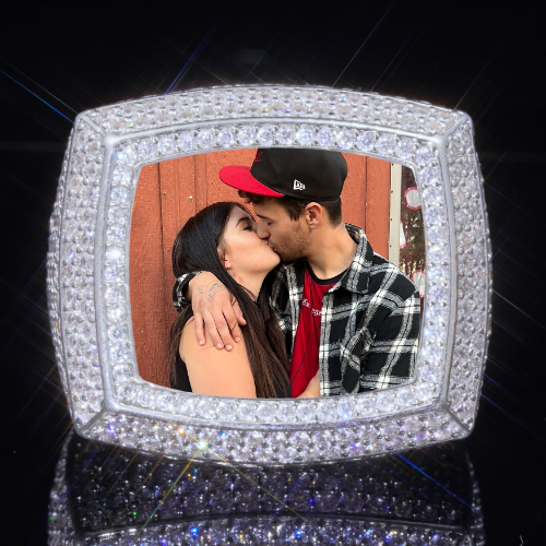 3D CUSTOM PICTURE ICED RING