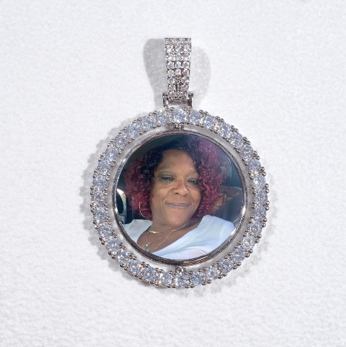 3D Spinning 2-Faced Custom Picture Pendant