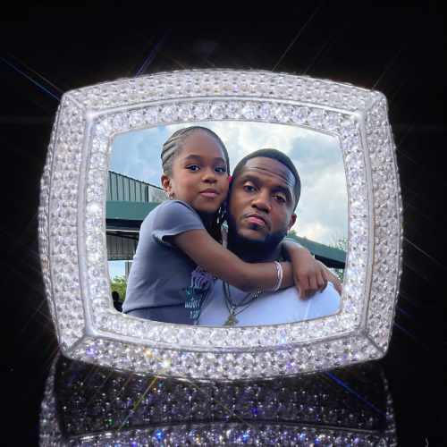 3D CUSTOM PICTURE ICED RING