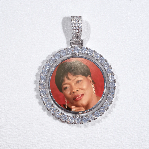 3D Spinning 2-Faced Custom Picture Pendant