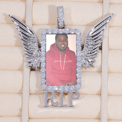 RIP WING 3D CUSTOM PICTURE PENDANT